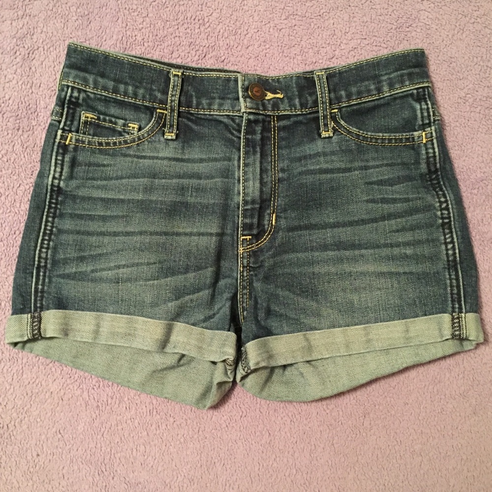 Hollister High Rise Jean Shorts